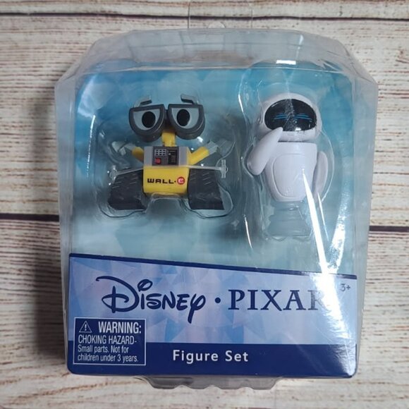 Disney Other - Disney Pixar 2-Pack Mini Figures - Wall-E & Eve - NEW IN BOX